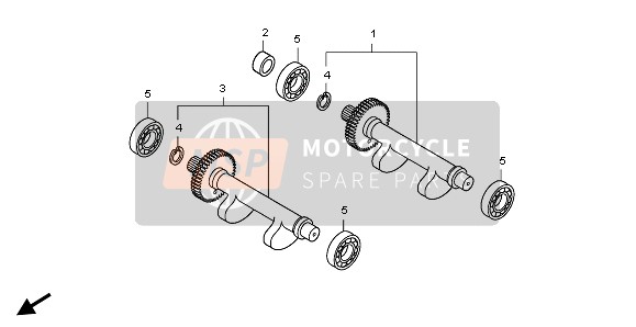 Honda FJS600A 2006 BALANCER for a 2006 Honda FJS600A